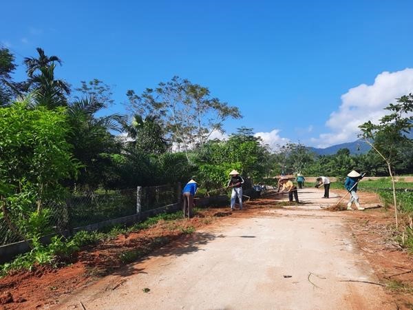 Thôn Hồ Sen xây dựng KDC NTM kiểu mẫu